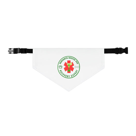 Margarita Rescue Dog - Recovery Expert Bandana Collar White