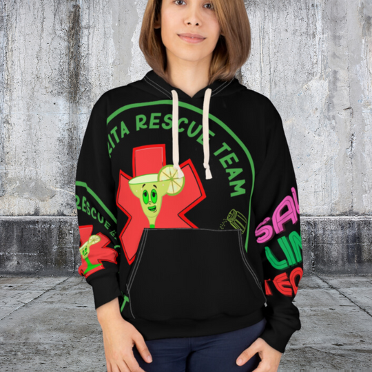 Margarita Rescue Team -Thirst Responder© - Signature Graphic Hoodie Black