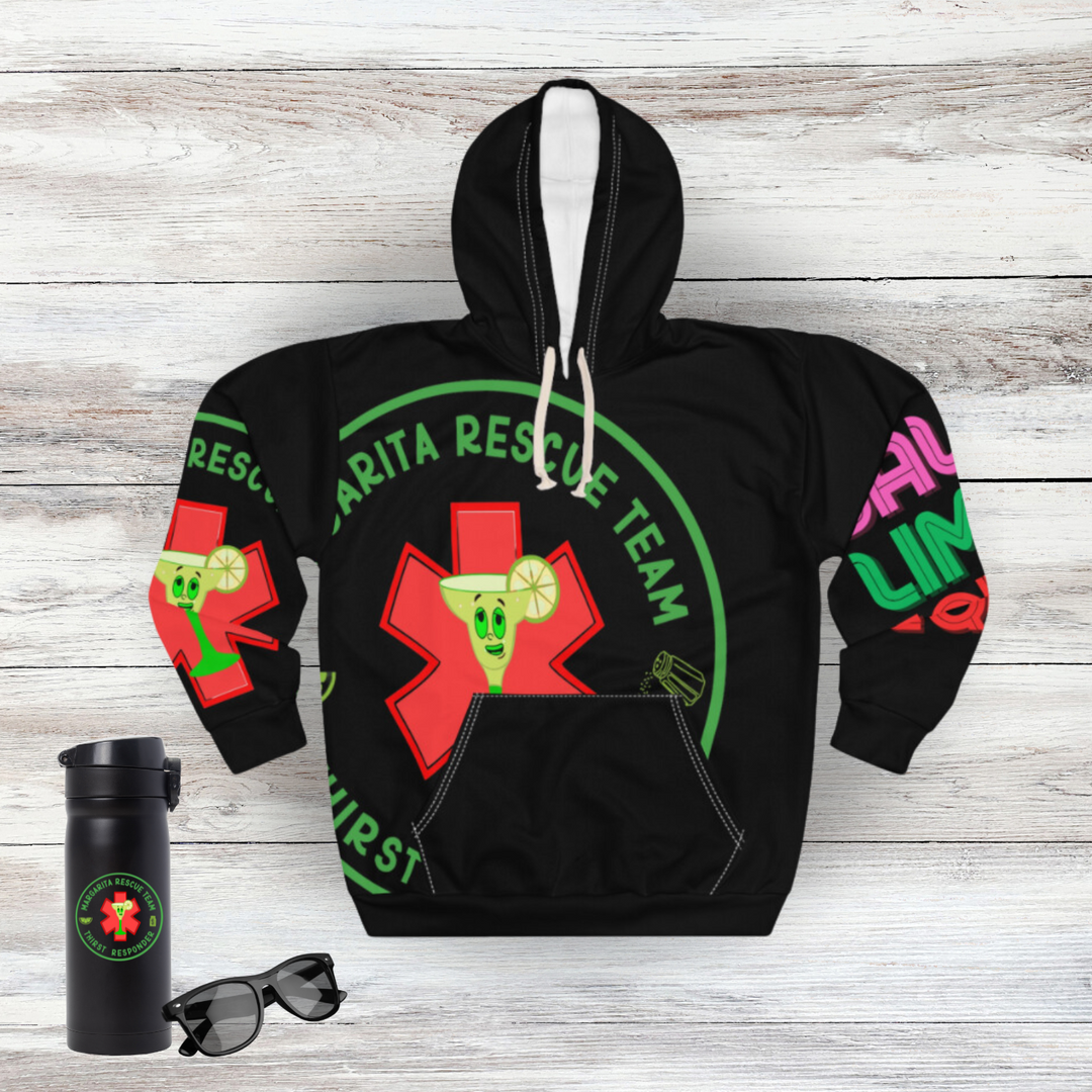 Margarita Rescue Team -Thirst Responder© - Signature Graphic Hoodie Black