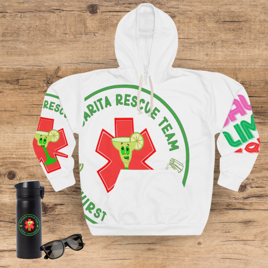 Margarita Rescue Team -Thirst Responder© - Signature Graphic Hoodie  White