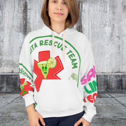 Margarita Rescue Team -Thirst Responder© - Signature Graphic Hoodie  White