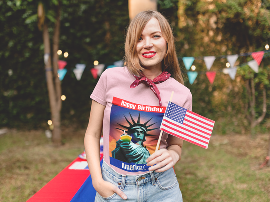 Happy Birthday America| Fun Graphic TShirt