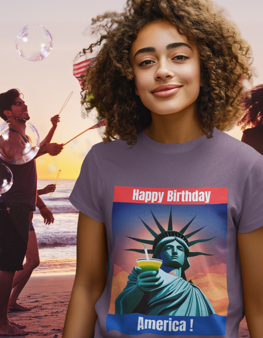 Happy Birthday America| Fun Graphic TShirt