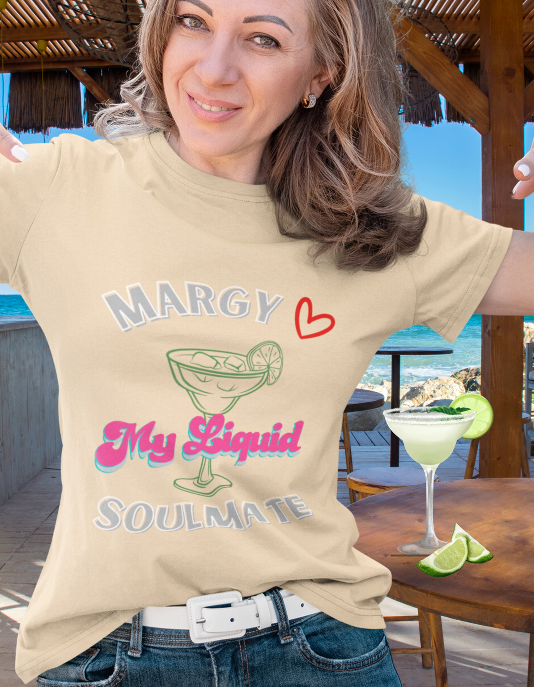 Margarita Love, Liquid SoulMate Cotton TShirt