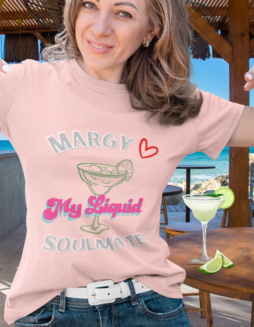 Margarita Love, Liquid SoulMate Cotton TShirt