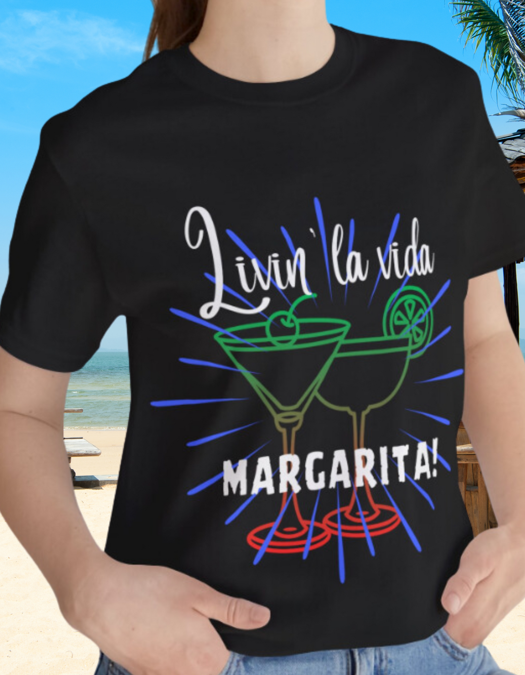 Livin' La Vida Margarita | Margarita Lifestyle Graphic Tshirt