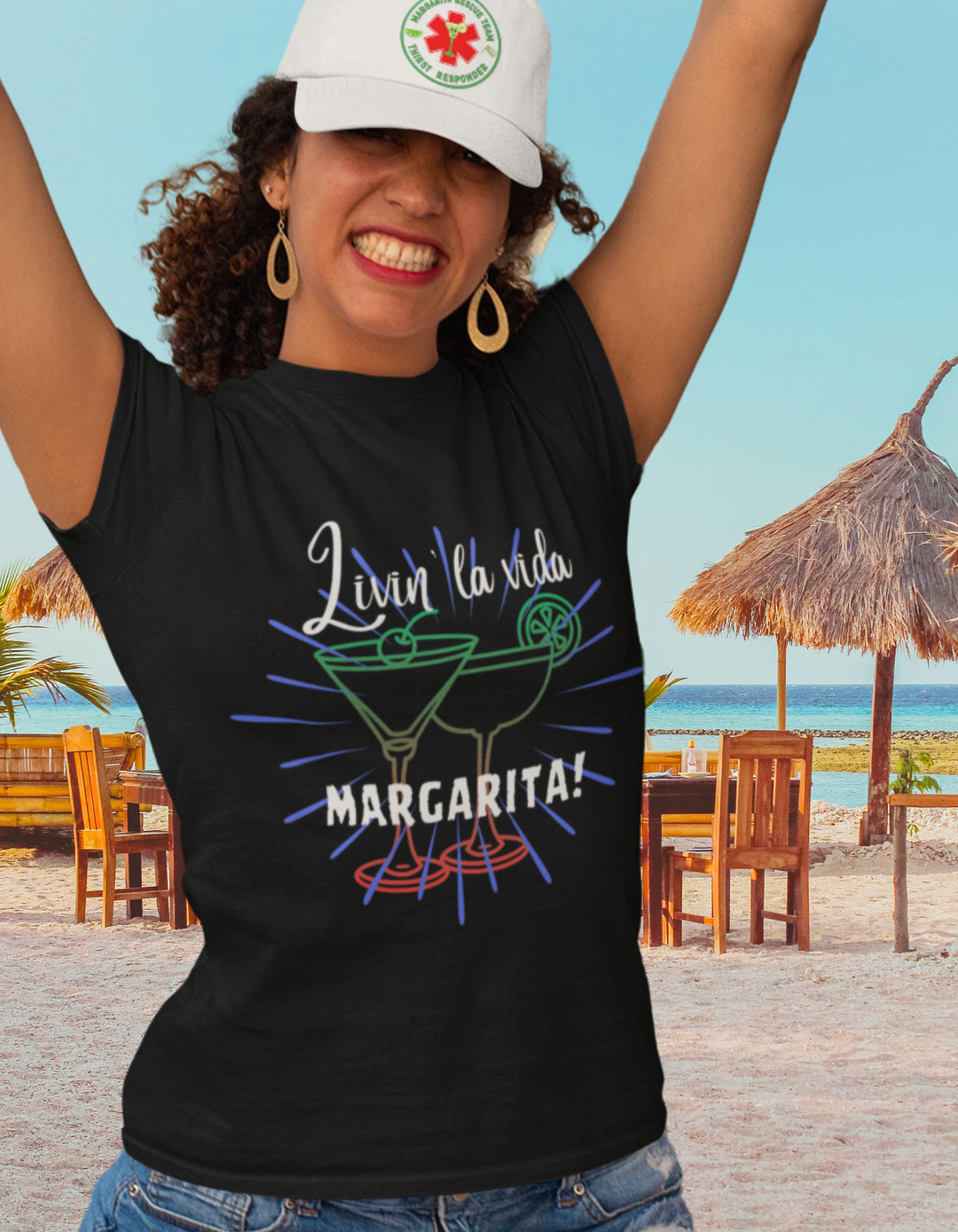 Livin' La Vida Margarita | Margarita Lifestyle Graphic Tshirt