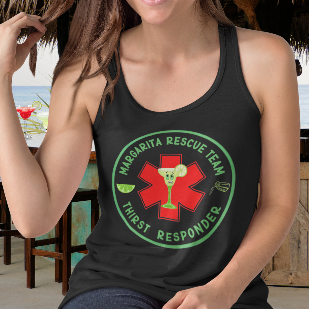 Margarita Rescue Team - Thirst Responder©  Racerback Tank