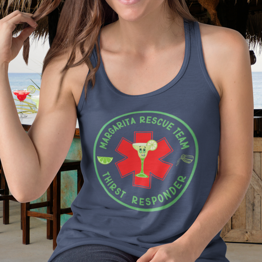 Margarita Rescue Team - Thirst Responder©  Racerback Tank