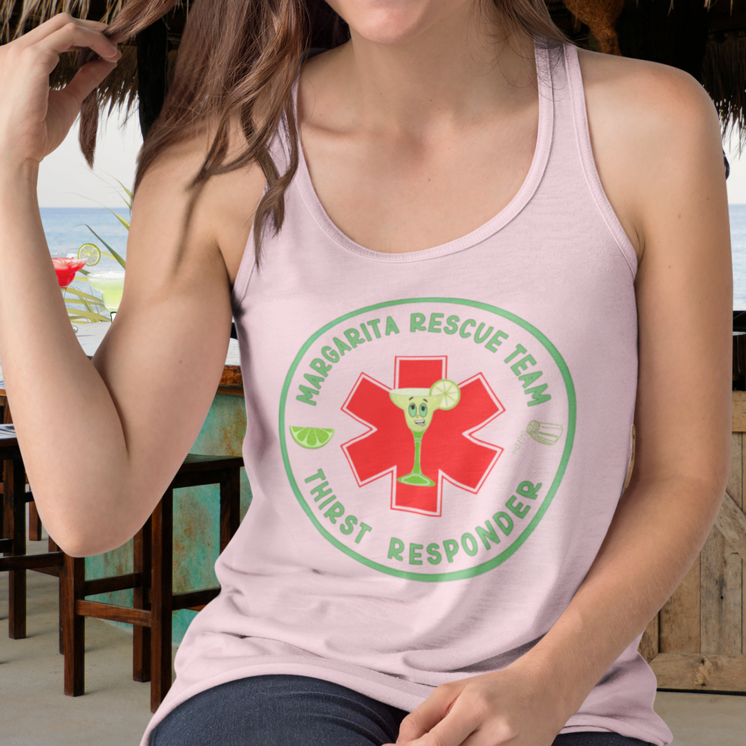 Margarita Rescue Team - Thirst Responder©  Racerback Tank