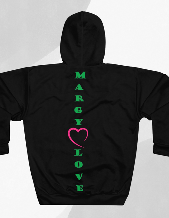 Hoodie - Margarita Love In Black